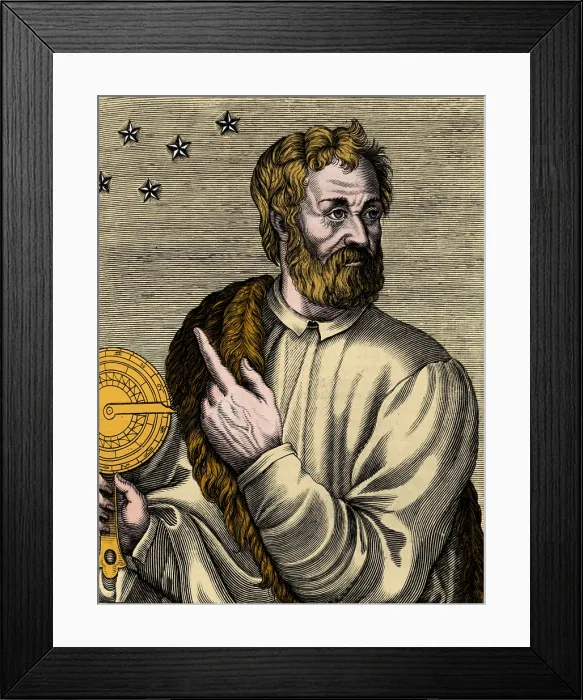 Framed Print : Christopher Columbus, Italian Explorer Framed Print : Christopher Columbus, Italian Explorer