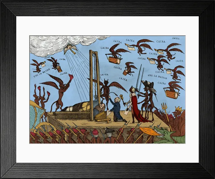 Framed Print : French Revolution, Execution of Louis XVI, 1793 Framed Print : French Revolution, Execution of Louis XVI, 1793