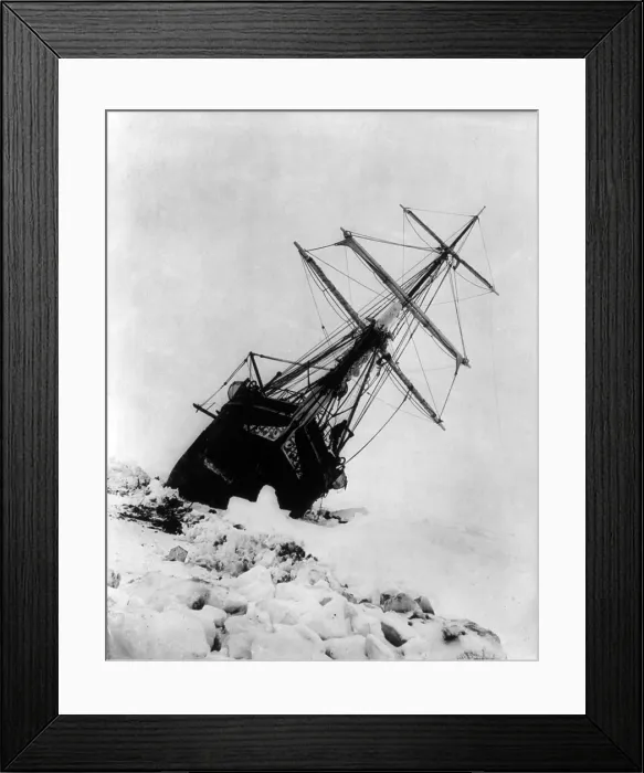 Framed Print : Ernest Shackleton, Endurance, 1915