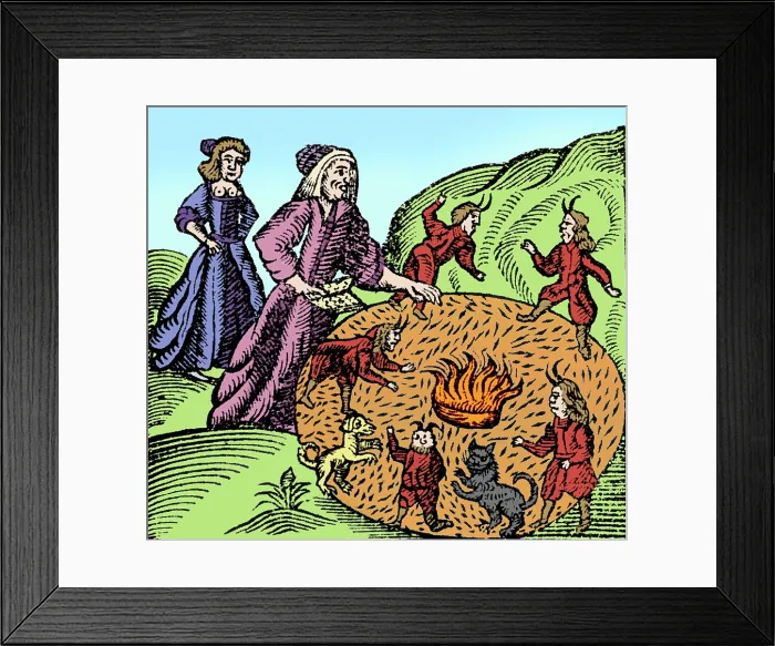 Framed Print : Anne Bodenham, The Wiltshire Witch Framed Print : Anne Bodenham, The Wiltshire Witch