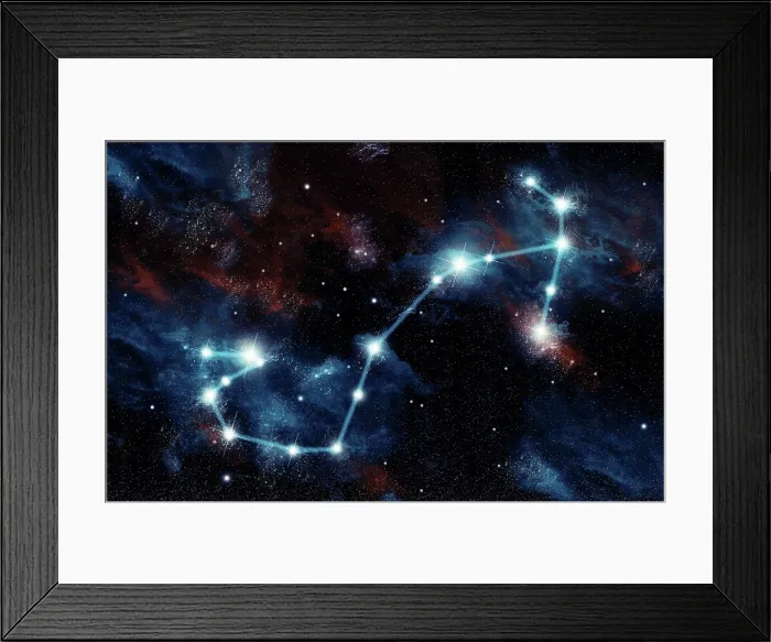 Framed Print : Constellation of Scorpio the Scorpion