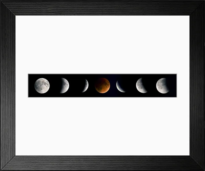 Framed Print : Lunar Eclipse