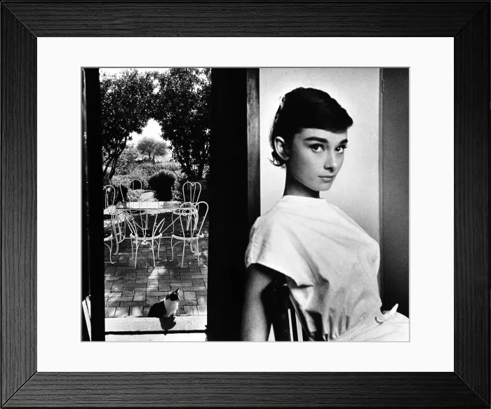 Framed Print : Audrey Hepburn, British Actress Framed Print : Audrey Hepburn, British Actress