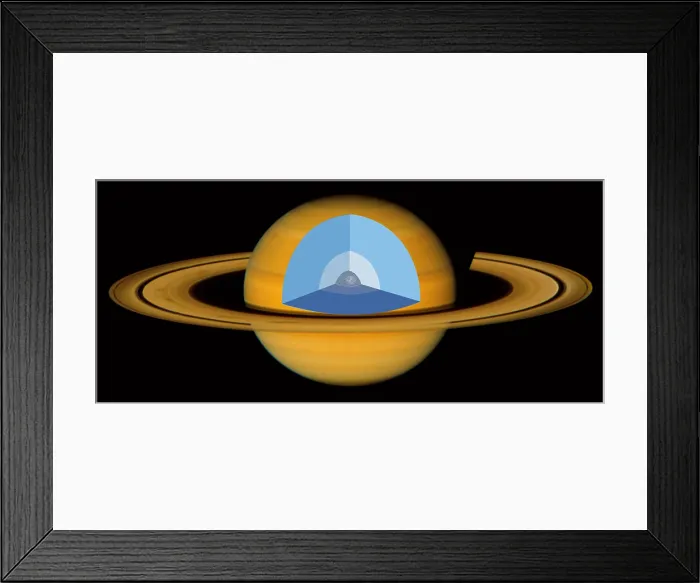 Framed Print : Saturn's Interior Framed Print : Saturn's Interior