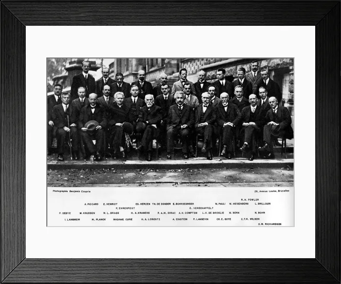 Framed Print : 5th Solvay Conference of 1927 Framed Print : 5th Solvay Conference of 1927