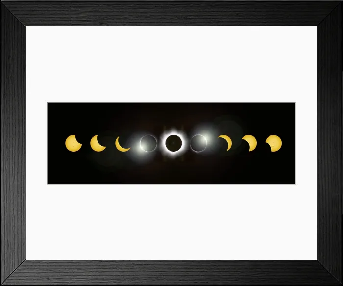 Framed Print : Solar Eclipse Framed Print : Solar Eclipse