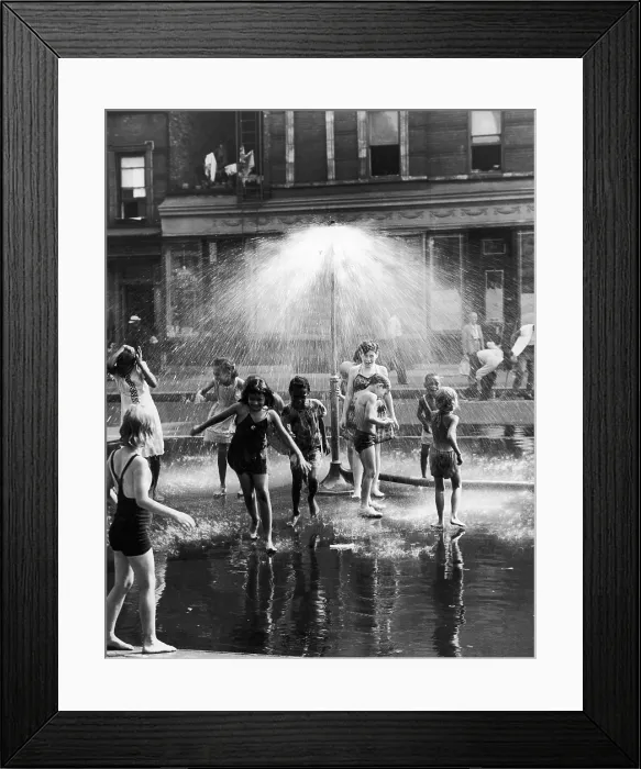 Framed Print : Children Playing, NYC, 1954 Framed Print : Children Playing, NYC, 1954