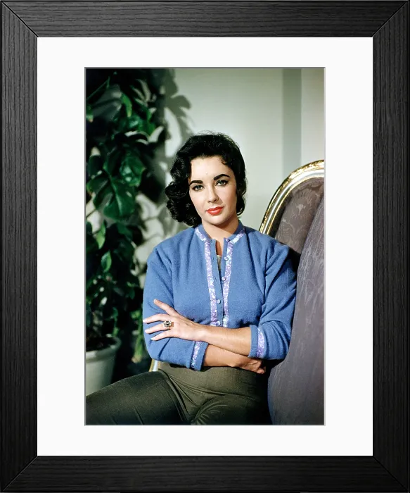 Framed Print : Elizabeth Taylor, 1950s Framed Print : Elizabeth Taylor, 1950s