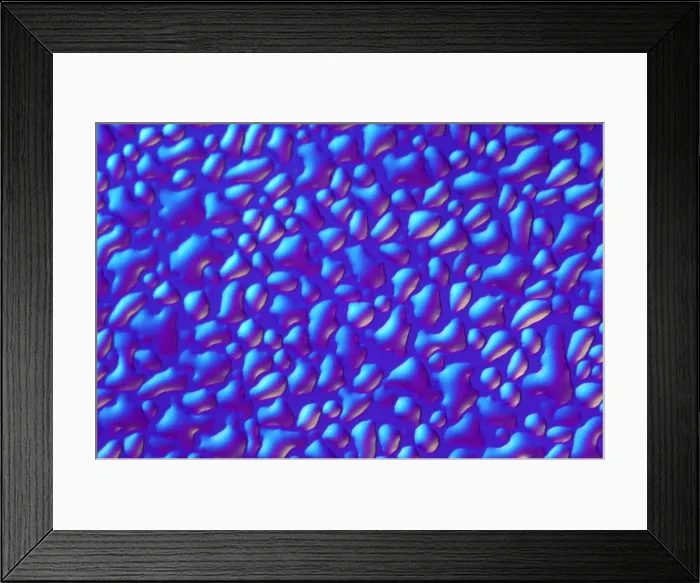 Framed Print : Condensation under a microscope Framed Print : Condensation under a microscope