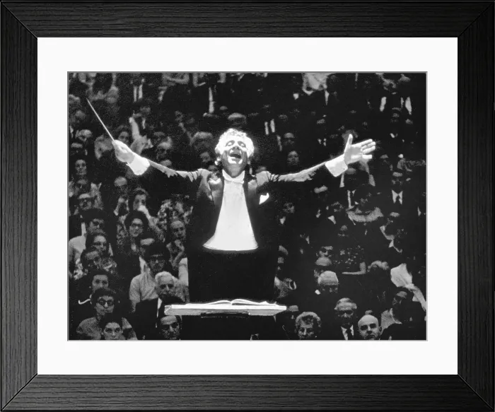 Framed Print : Leonard Bernstein