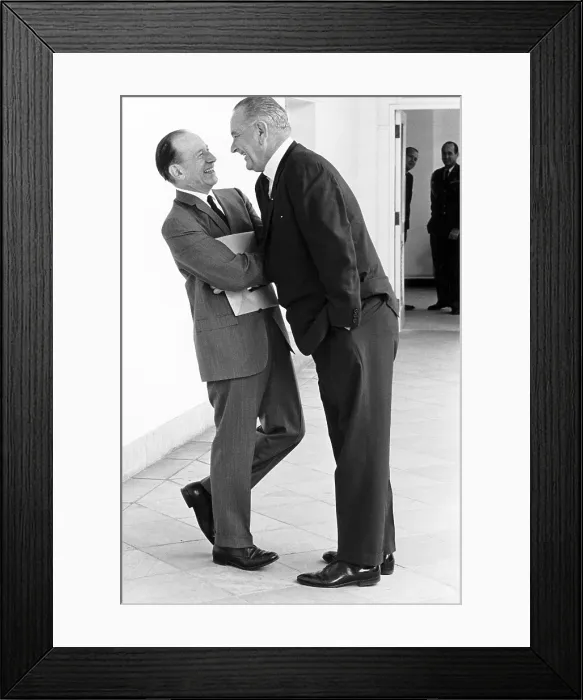 Framed Print : The Johnson Treatment, 1965 Framed Print : The Johnson Treatment, 1965