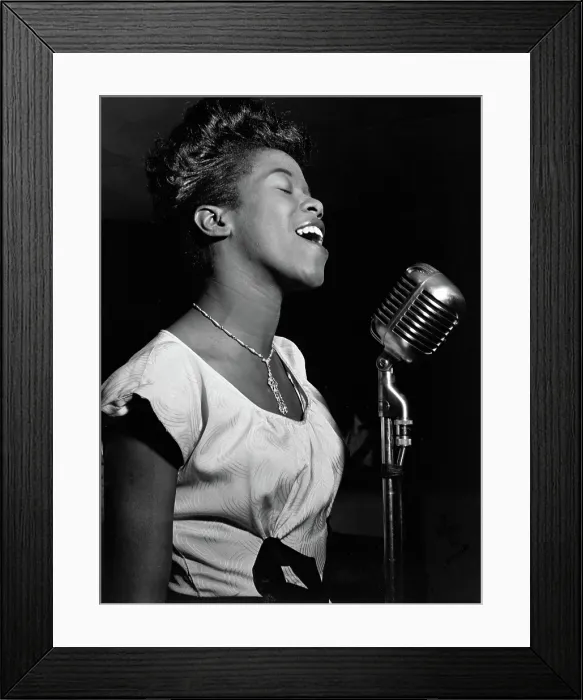 Framed Print : Sarah Vaughan, American Jazz Singer Framed Print : Sarah Vaughan, American Jazz Singer