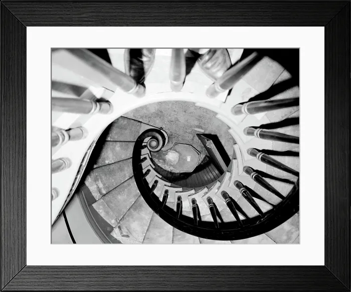 Framed Print : Spiral Staircase