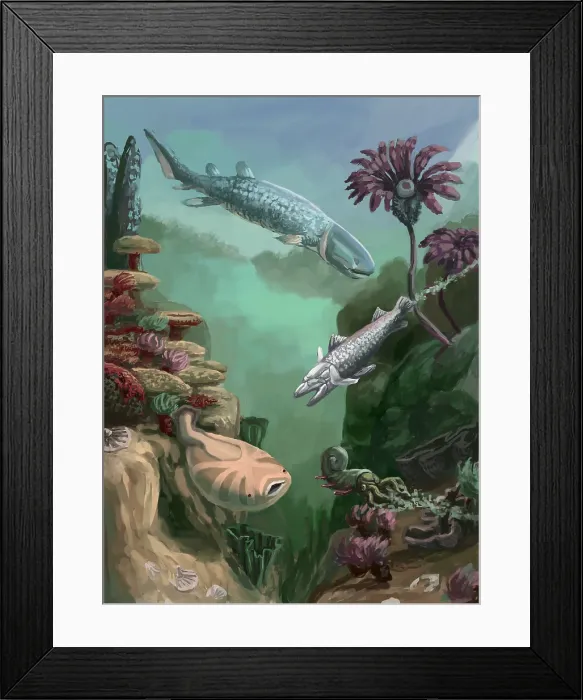 Framed Print : Devonian Period Framed Print : Devonian Period