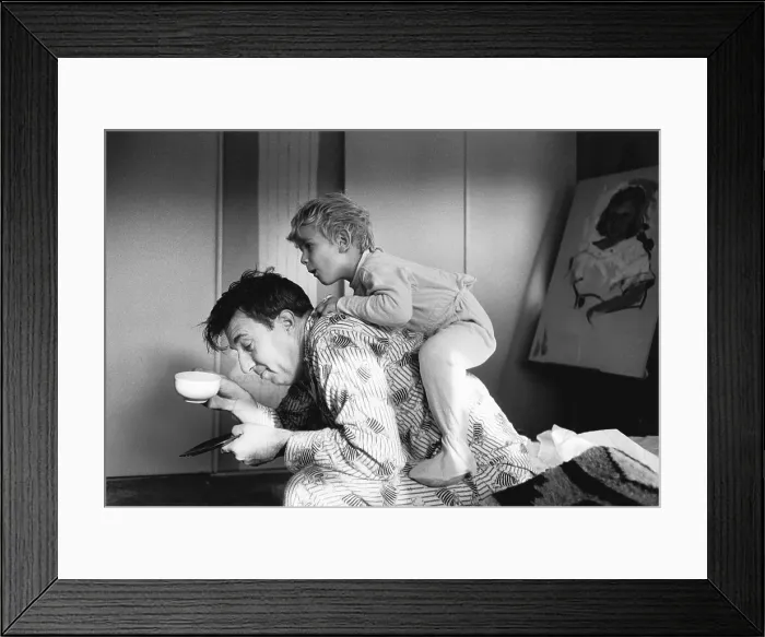 Framed Print : Father and son Framed Print : Father and son