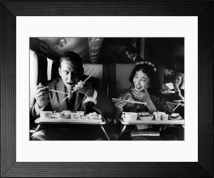 Framed Print : Chopstick Lesson, 1960 Framed Print : Chopstick Lesson, 1960