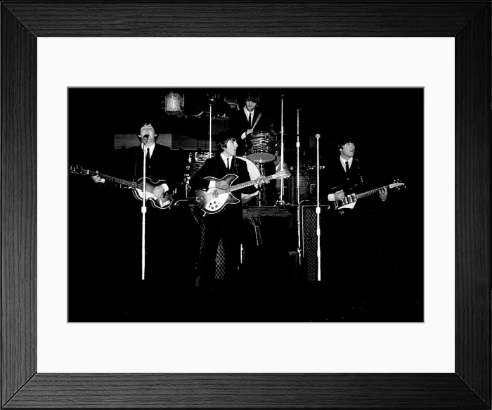 Framed Print : The Beatles in Concert, 1964