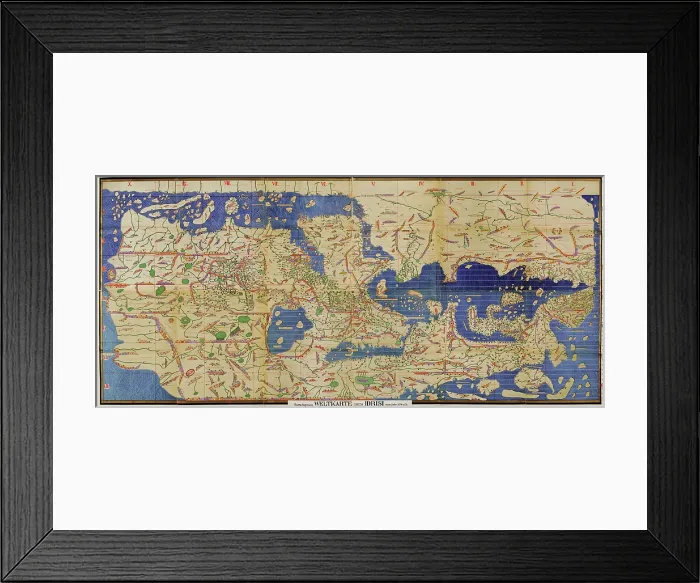 Framed Print : Al-Idrisi's world map, 1154 Al-Idrisi's world map, 1154 Framed Print : Al-Idrisi's world map, 1154 Al-Idrisi's world map, 1154