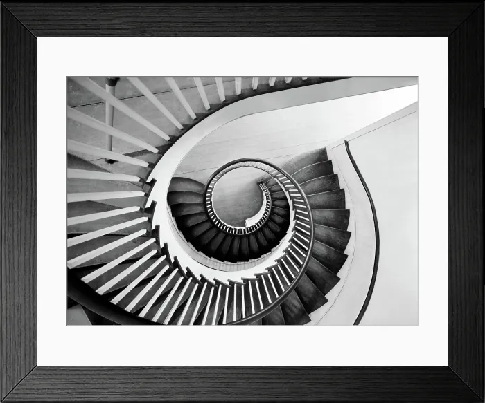 Framed Print : Spiral Staircase