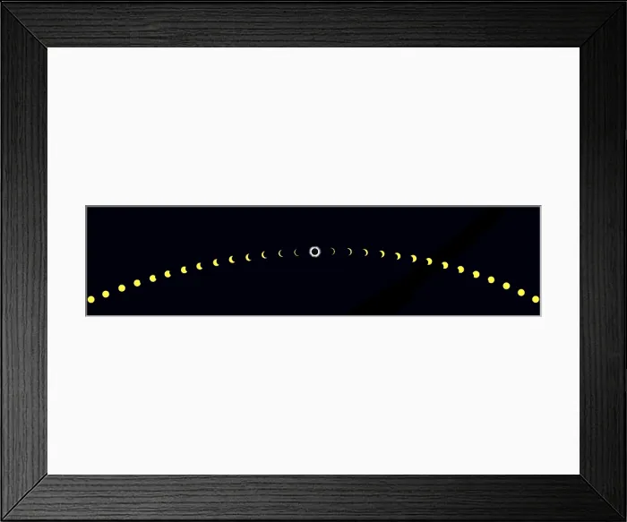 Framed Print : Solar Eclipse