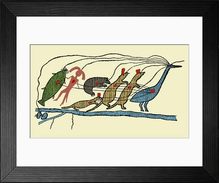 Framed Print : Ojibwe Native American Petition, 1849