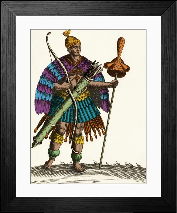 Framed Print : Atahualpa, Last Emperor of the Incan Empire