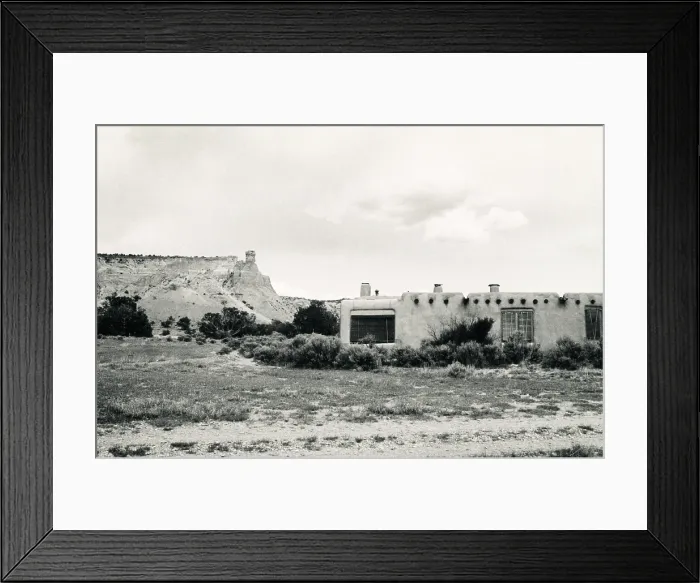 Framed Print : Georgia O'Keeffe's Home on Ghost Ranch Framed Print : Georgia O'Keeffe's Home on Ghost Ranch
