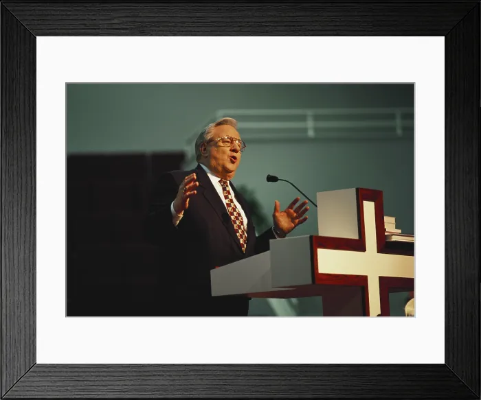 Framed Print : Reverend Jerry Falwell Framed Print : Reverend Jerry Falwell