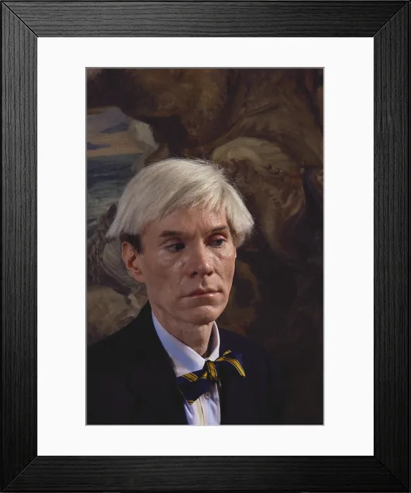 Framed Print : Andy Warhol Portrait, c. 1983 Framed Print : Andy Warhol Portrait, c. 1983