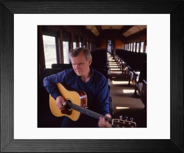 Framed Print : Doc Watson Cover of Riding the Midnight Train Framed Print : Doc Watson Cover of Riding the Midnight Train