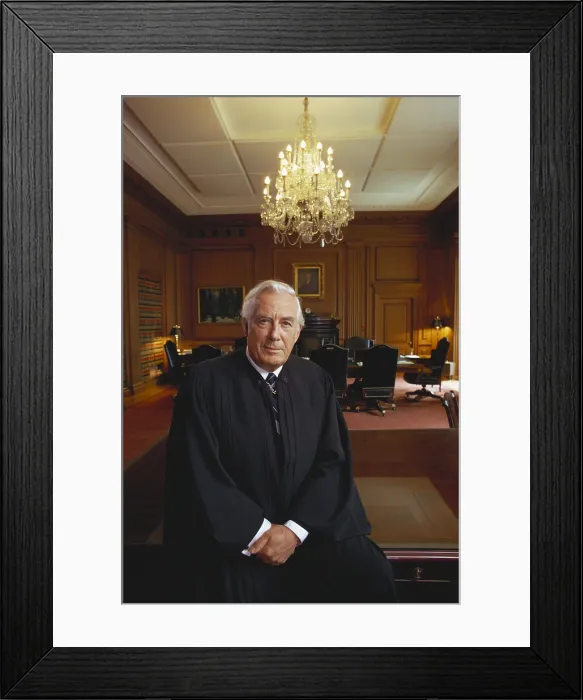 Framed Print : Chief Justice Warren E. Burger Framed Print : Chief Justice Warren E. Burger