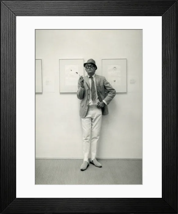 Framed Print : David Hockney, 1966 Framed Print : David Hockney, 1966
