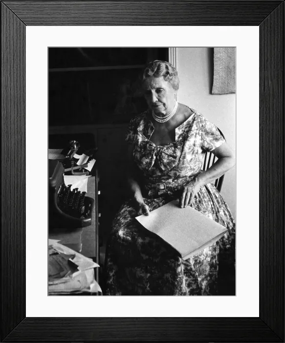 Framed Print : Helen Keller Reading Braille