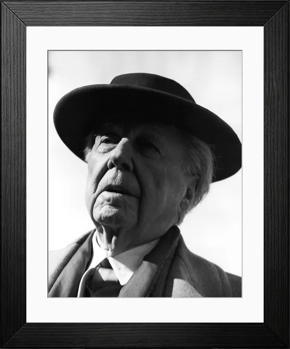 Framed Print : Frank Lloyd Wright