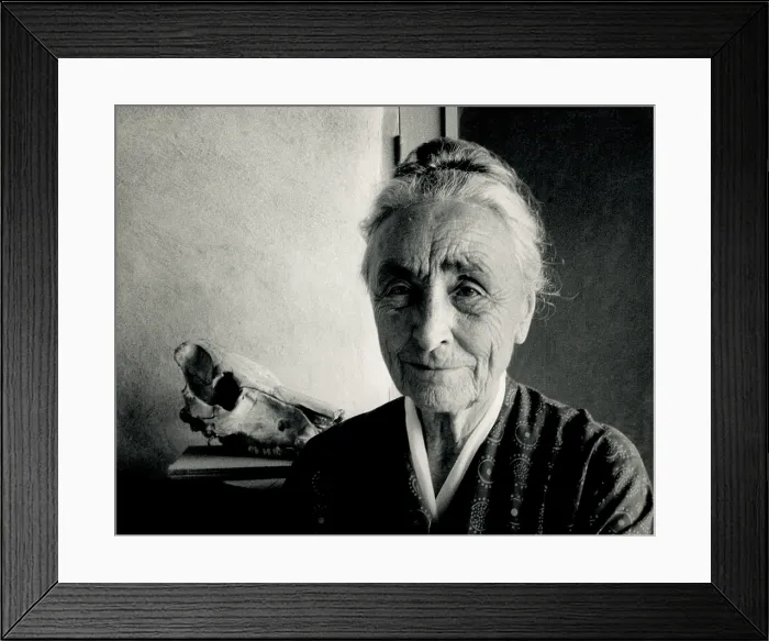 Framed Print : Georgia O'Keeffe, 1971 Framed Print : Georgia O'Keeffe, 1971