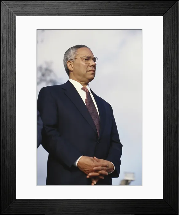 Framed Print : Colin Powell, American Statesman Framed Print : Colin Powell, American Statesman