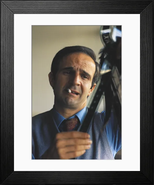 Framed Print : Francois Truffaut, French New Wave Filmmaker Framed Print : Francois Truffaut, French New Wave Filmmaker