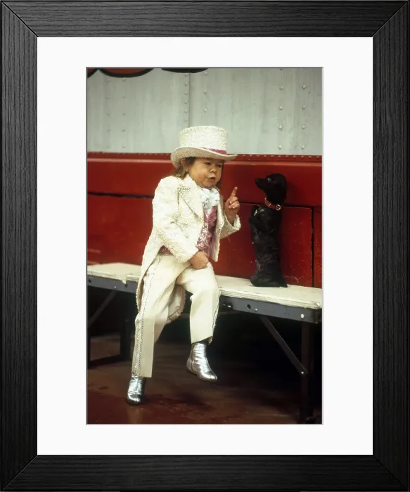 Framed Print : Michu and Puppy, Ringling Bros Circus Framed Print : Michu and Puppy, Ringling Bros Circus