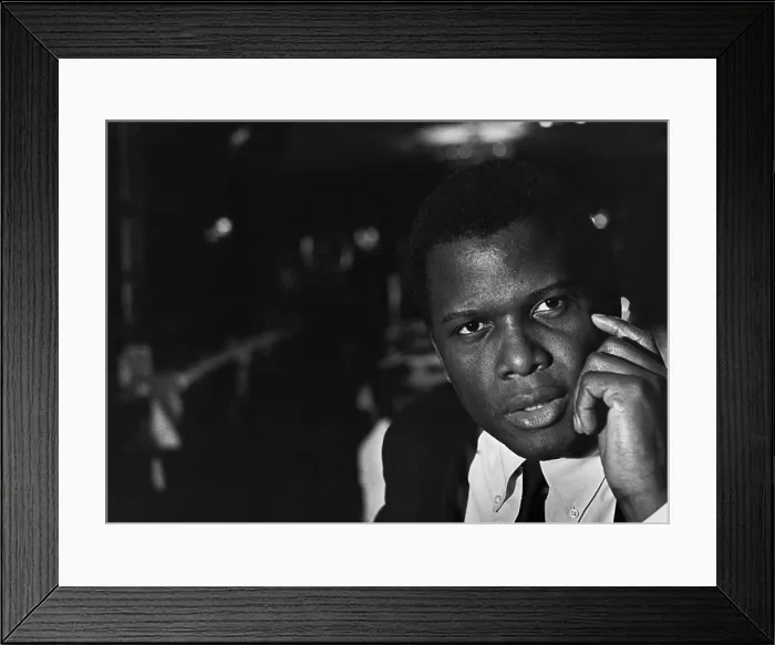 Framed Print : Sidney Poitier, c.1962 Framed Print : Sidney Poitier, c.1962