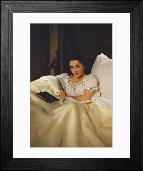 Framed Print : Actress Elizabeth Taylor, young
