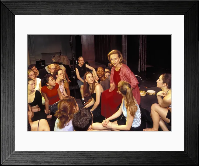 Framed Print : Valerie Harper at a Performing Arts School
