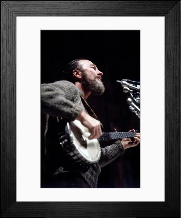 Framed Print : Pete Seeger, c. 1969