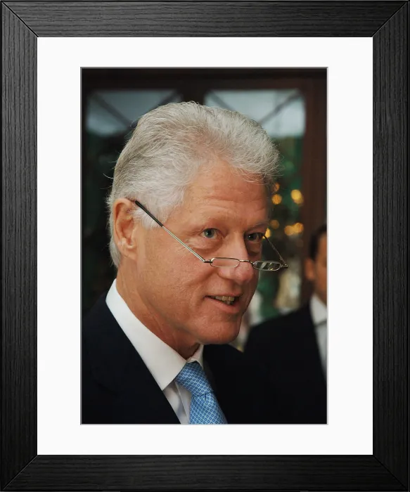 Framed Print : Bill Clinton Framed Print : Bill Clinton