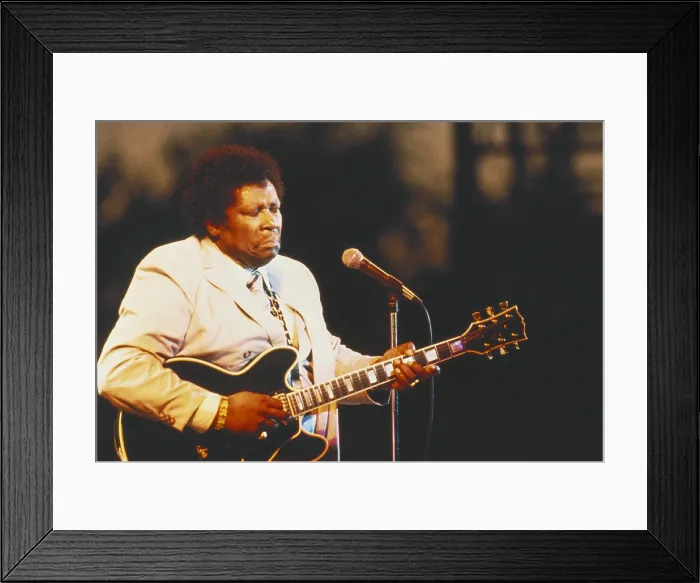 Framed Print : B.B. King, 1984 Framed Print : B.B. King, 1984