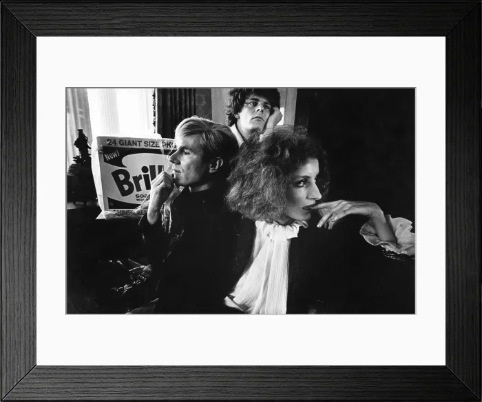 Framed Print : Andy Warhol, Paul Morrisey, and Viva Framed Print : Andy Warhol, Paul Morrisey, and Viva