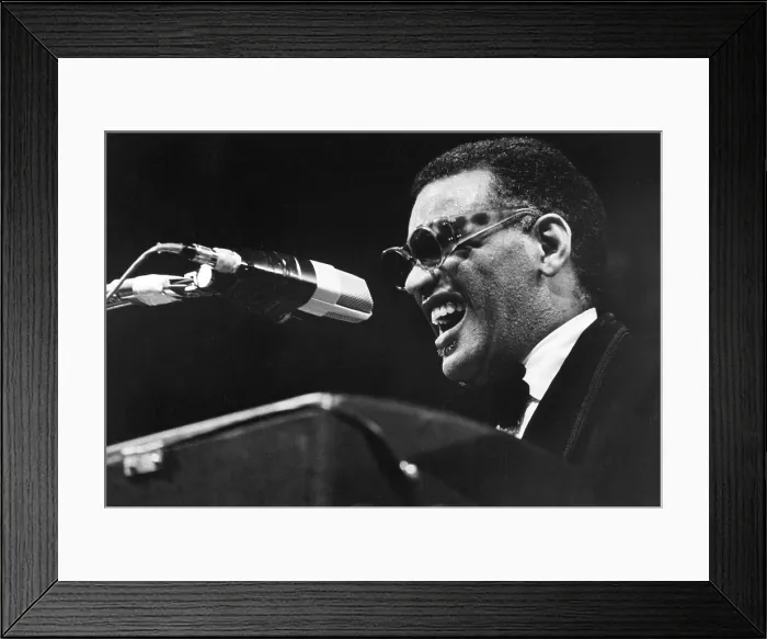 Framed Print : Ray Charles, American Composer and Singer Framed Print : Ray Charles, American Composer and Singer