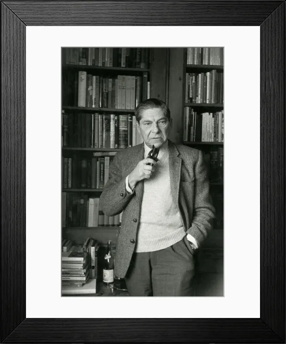 Framed Print : Arthur Koestler, 1967 Framed Print : Arthur Koestler, 1967