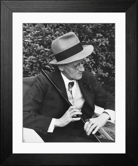 Framed Print : James Joyce, Irish Modernist Writer, 1938 Framed Print : James Joyce, Irish Modernist Writer, 1938