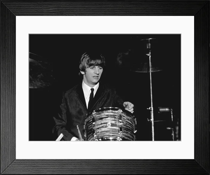 Framed Print : Ringo Starr with The Beatles, 1964 Framed Print : Ringo Starr with The Beatles, 1964