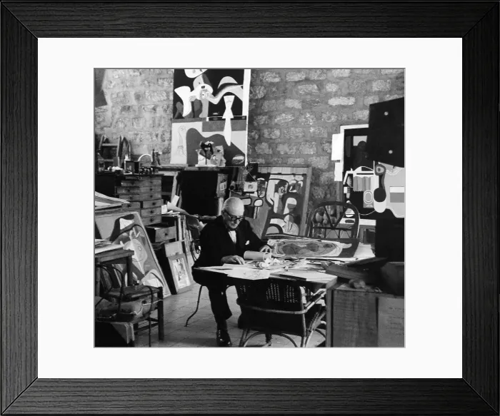 Framed Print : Le Corbusier in 1961 Framed Print : Le Corbusier in 1961